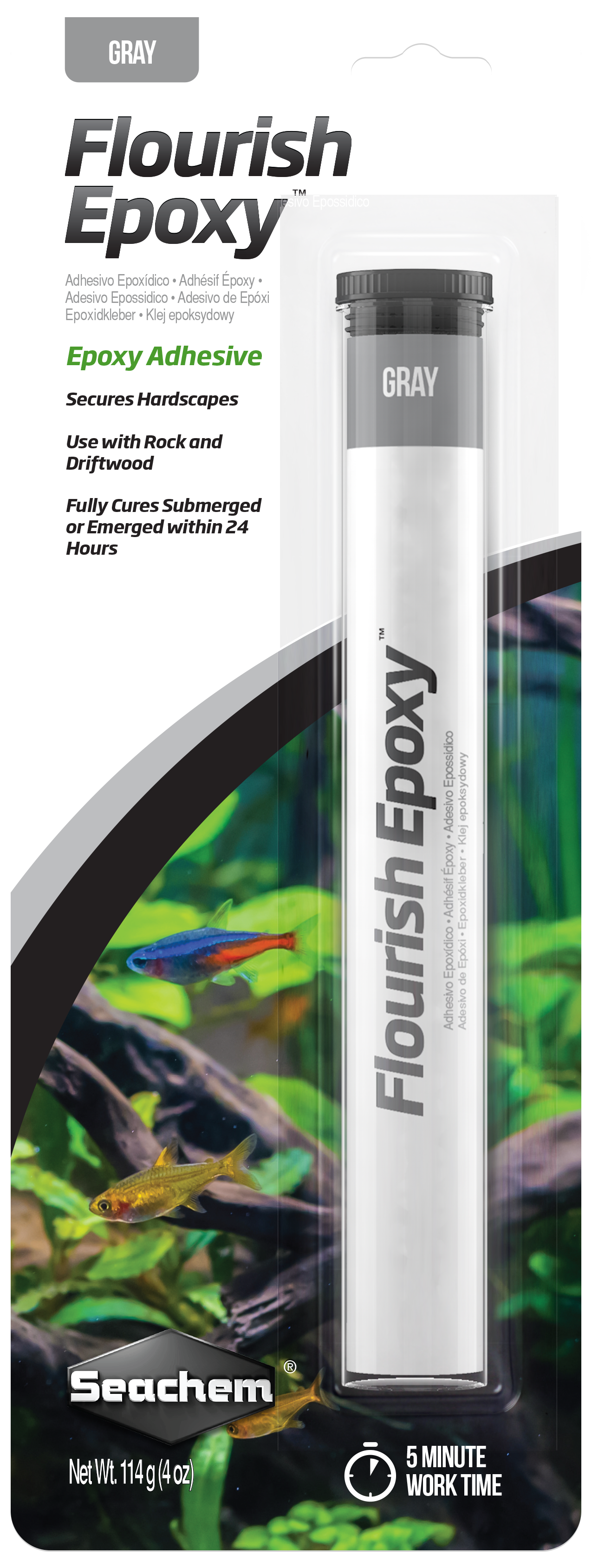 Flourish Epoxy Adhesive, Gray 4oz