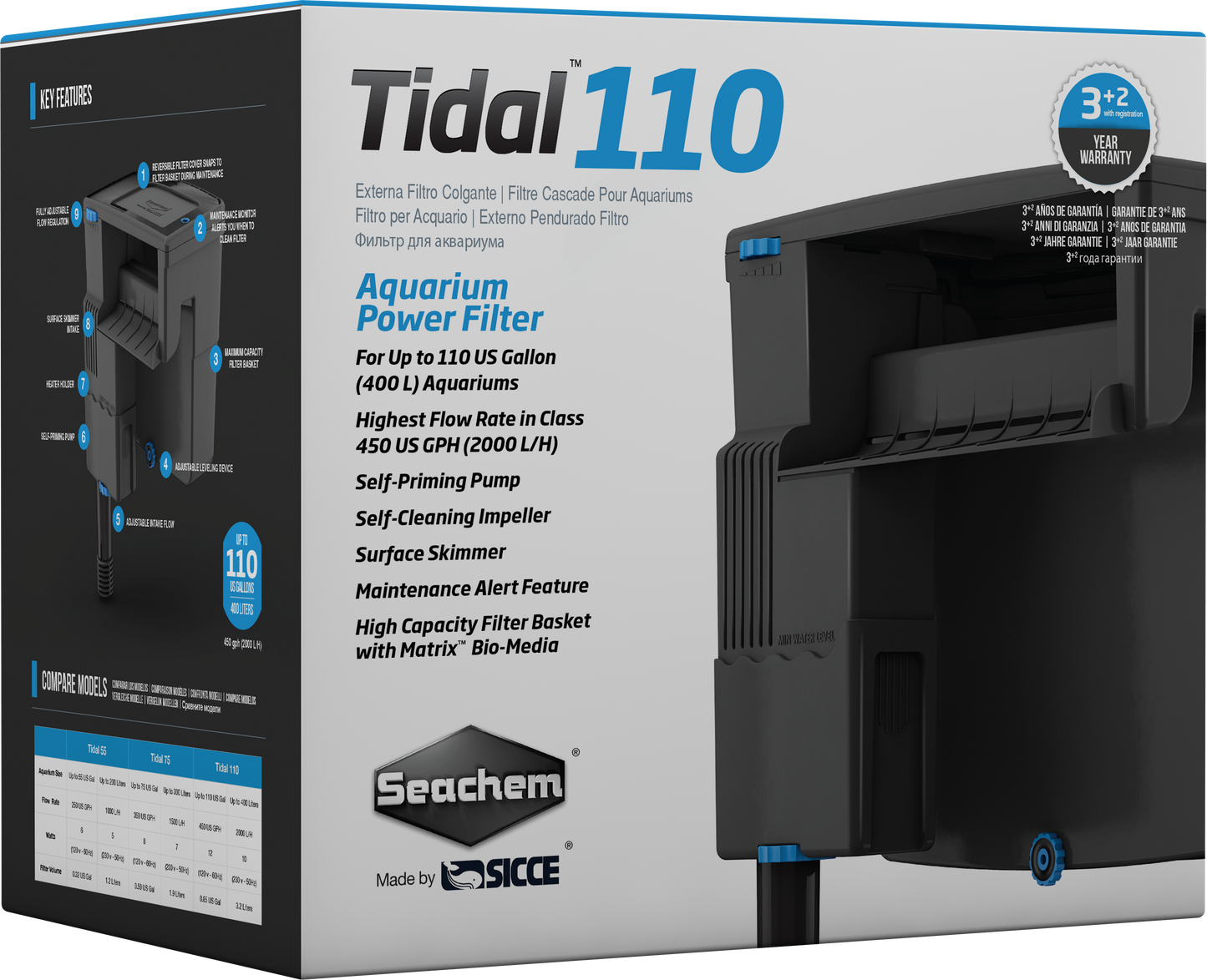Tidal Aquarium Power Filter