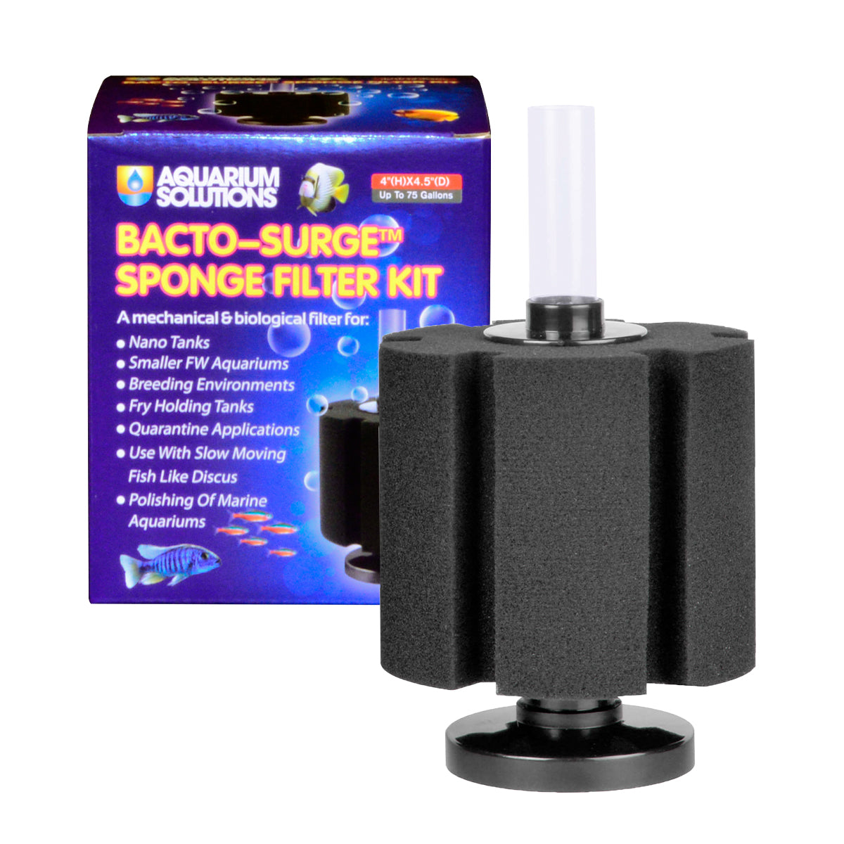 Bacto-Surge Sponge Filter