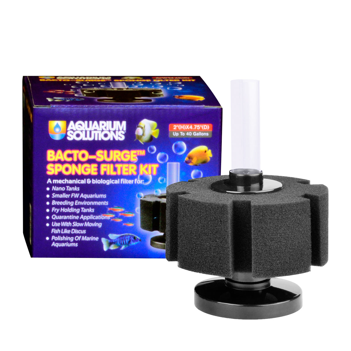 Bacto-Surge Sponge Filter
