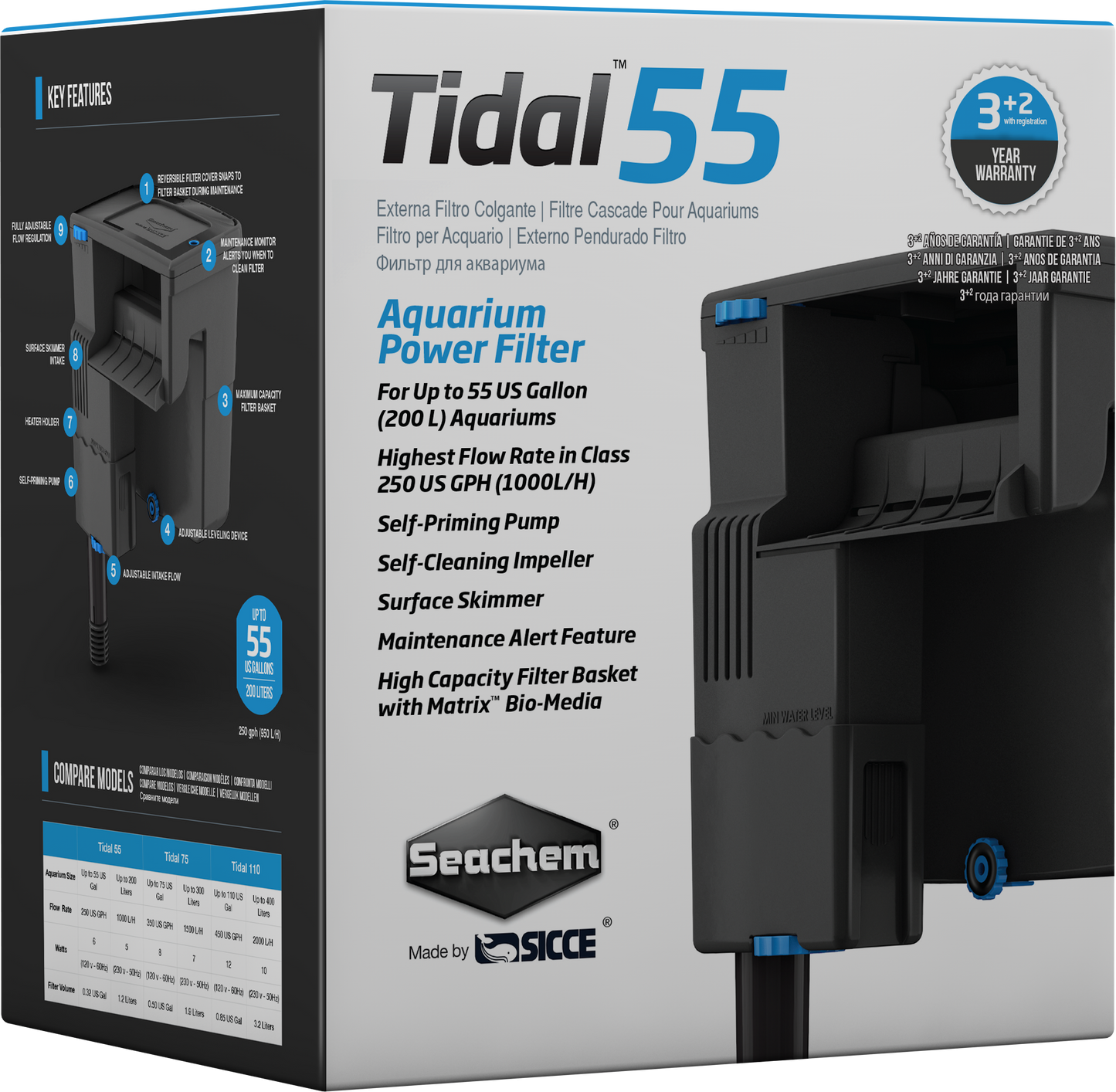 Tidal Aquarium Power Filter
