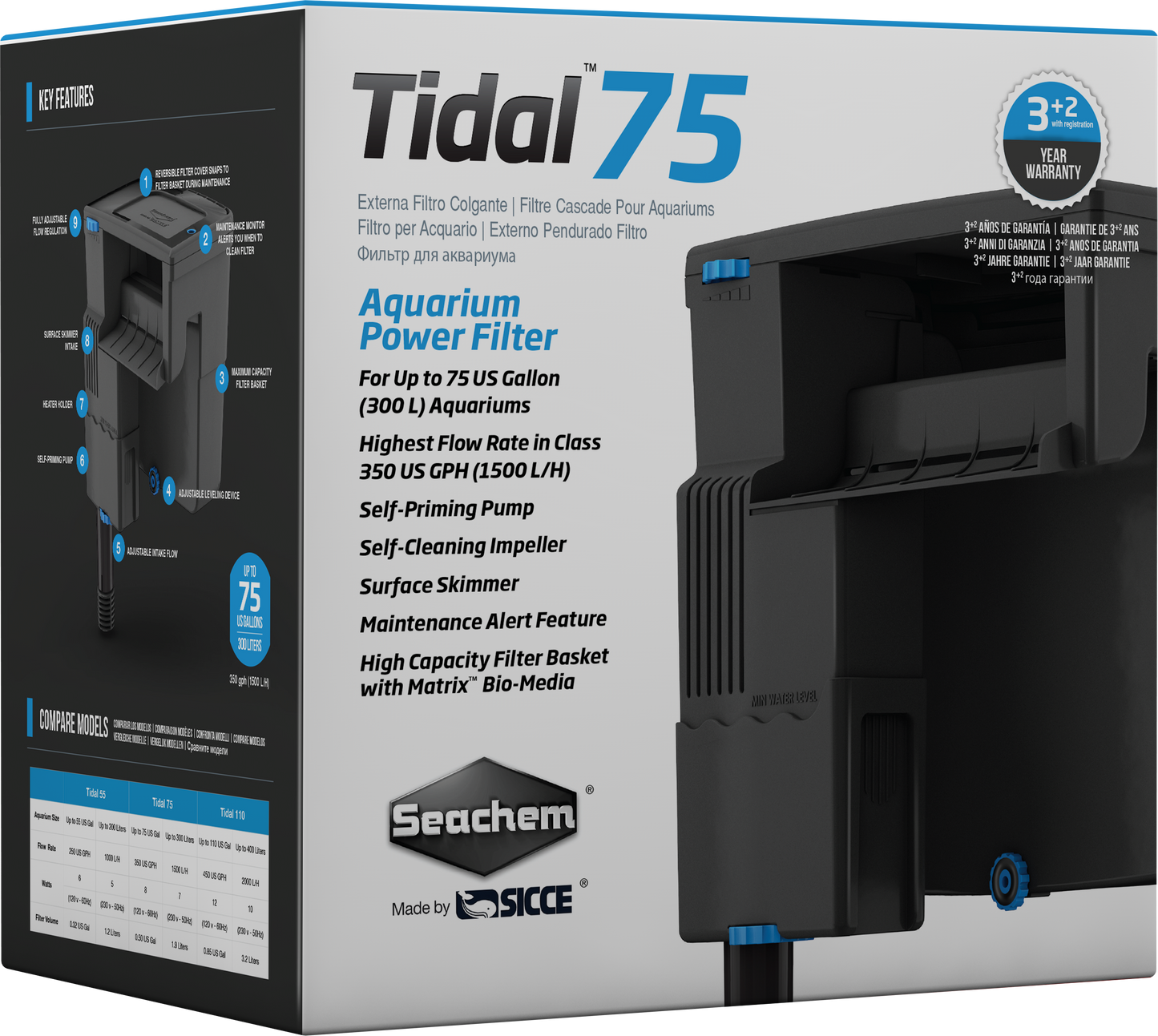 Tidal Aquarium Power Filter