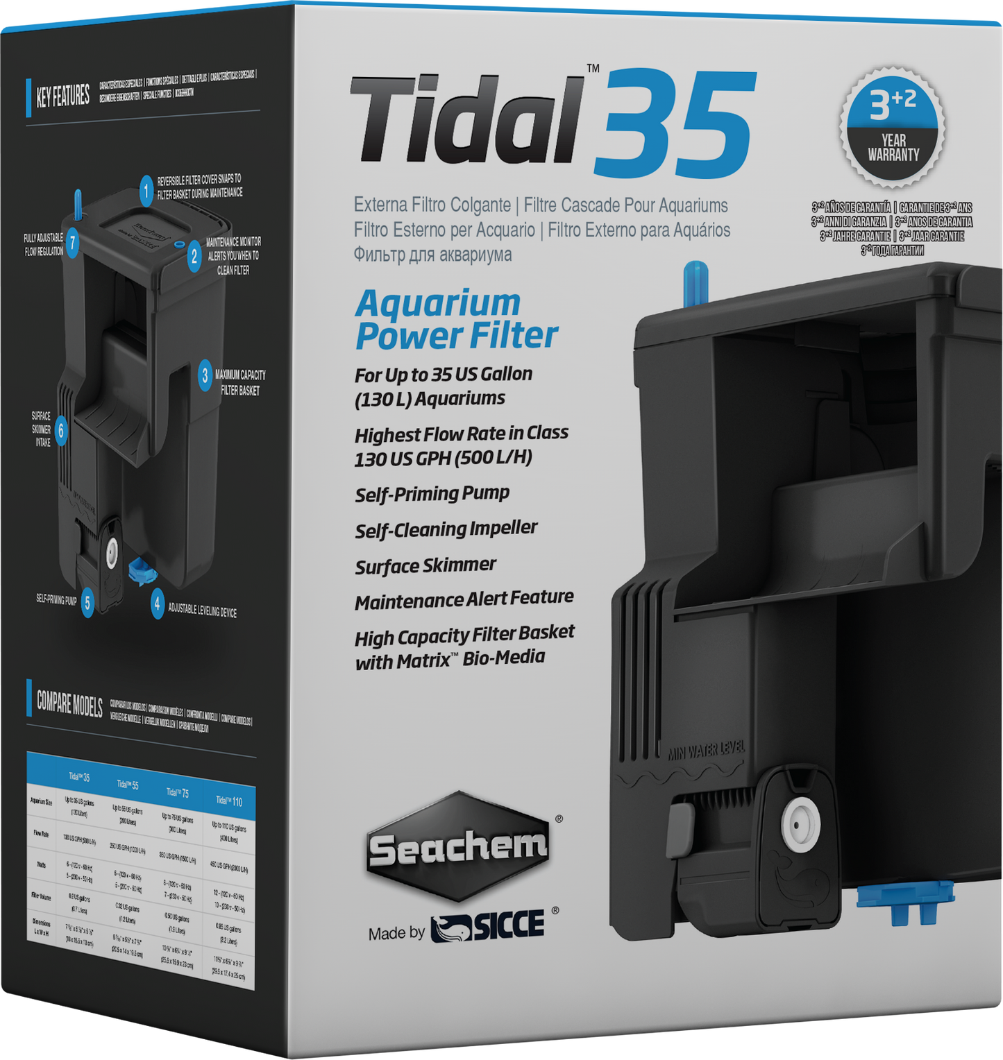 Tidal Aquarium Power Filter